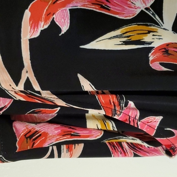 Joseph Ribkoff black floral Valentina Flare palazzo pants wide leg size … - Picture 4 of 14